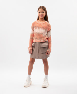 Gulliver Brown Skirt for Girls - Junior