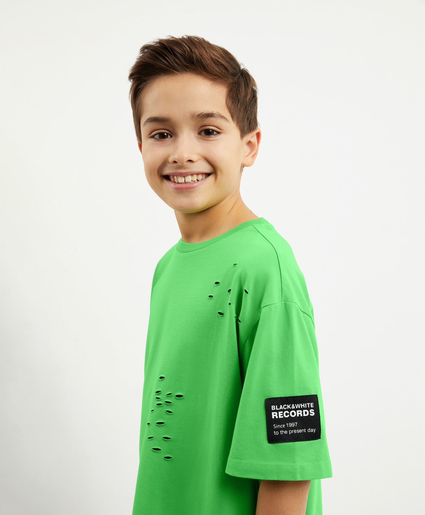 Gulliver Light Green Short Sleeve T-shirts for Boy Junior-Matrix