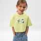 Gulliver Light Green Short Sleeve T-Shirt for Girls - Mini
