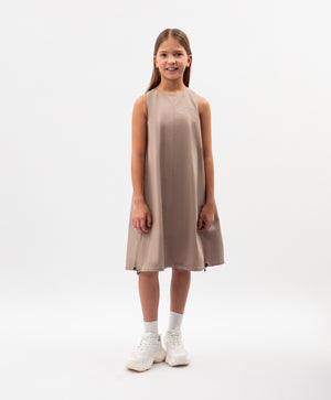 Gulliver Brown Sundress for Girls - Junior