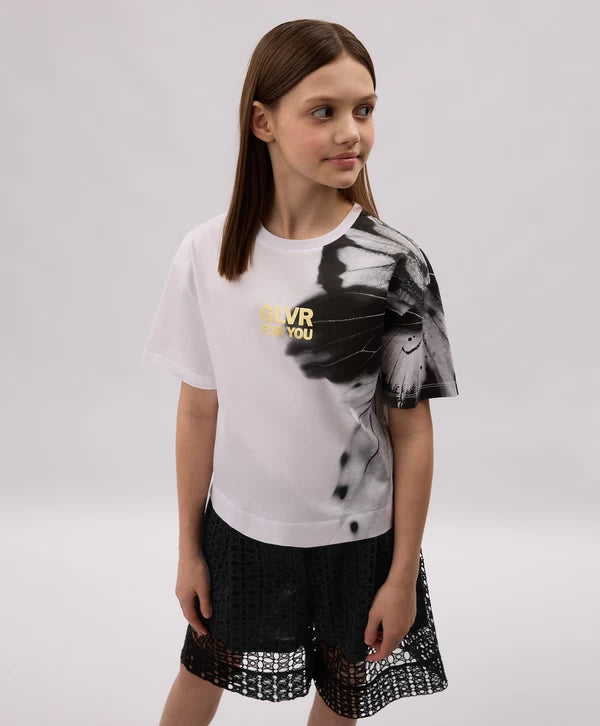 Gulliver White Short sleeve t-shirt for Girl
