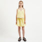 Gulliver Yellow Trapeze Mini Skirt for Girl Junior-Arboretum