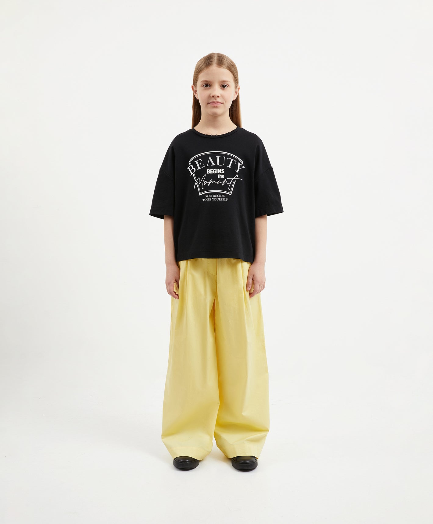 Gulliver Yellow Palazzo Trousers for Girl Junior-Arboretum
