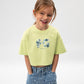 Gulliver Light Green Short Sleeve T-Shirt for Girls - Mini