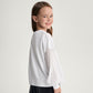 Gulliver Girls White Tencel Sleeve Top for Girl Mini-Gelato