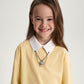 Gulliver Yellow Layered Blouse with Chains Gelato for Girl Mini-Gelato