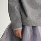 Gulliver Gray Melange Turtleneck for Girl Mini-Gelato