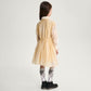 Gulliver Yellow Argyle Dress with Bow for Girl Mini-Gelato