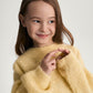 Gulliver Yellow Openwork Mohair Sweater with Sequins for Girl  Mini-Gelato