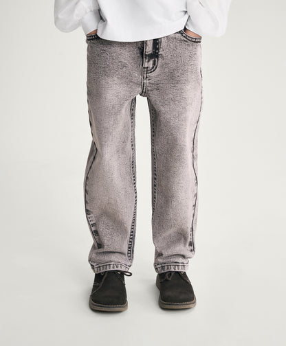 Gulliver Gray Tapered-Wash Jeans for Girl Mini-Gelato