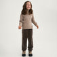 Gulliver Beige Striped Turtleneck with Lurex for Girl Mini-Maine Coon
