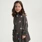 Gulliver Brown A-Line Long-Sleeve Dress with Detachable Bow for Girl Mini-Maine Coon