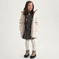 Gulliver Brown A-Line Long-Sleeve Dress with Detachable Bow for Girl Mini-Maine Coon