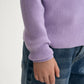 Gulliver Lilac Wool-Blend Turtleneck Sweater for Girl Mini-Maine Coon