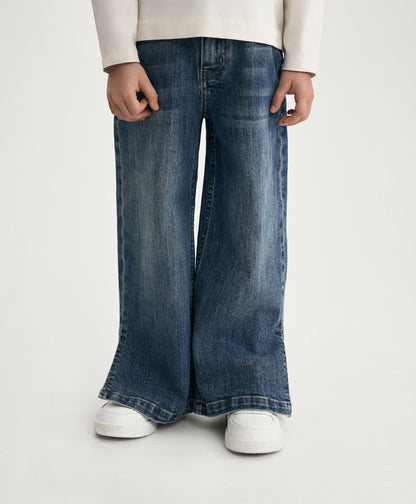 Gulliver Blue Distressed Palazzo Jeans for Girl Mini-Maine Coon