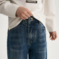 Gulliver Blue Distressed Palazzo Jeans for Girl Mini-Maine Coon