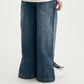Gulliver Blue Distressed Palazzo Jeans for Girl Mini-Maine Coon