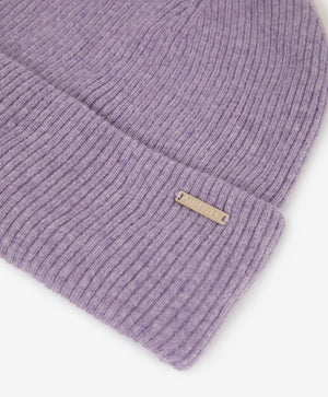 Gulliver Lilac Double-Layer Knitted Angora Hat for Girl Mini-Maine Coon