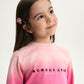 Gulliver Pink Long-Sleeve Top with Gradient and 3D Print for Girl Mini-Bubblegum