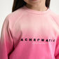 Gulliver Pink Long-Sleeve Top with Gradient and 3D Print for Girl Mini-Bubblegum