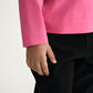 Gulliver Pink Long-Sleeve Top with Gradient and 3D Print for Girl Mini-Bubblegum
