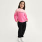 Gulliver Pink Long-Sleeve Top with Gradient and 3D Print for Girl Mini-Bubblegum