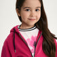 Gulliver Pink Fleece-Back Sweatshirt for Girl Mini-Bubblegum