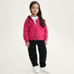 Gulliver Pink Fleece-Back Sweatshirt for Girl Mini-Bubblegum