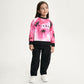 Gulliver Multicolor Sweatshirt with Watercolor Print for Girl Mini-Bubblegum