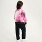 Gulliver Multicolor Sweatshirt with Watercolor Print for Girl Mini-Bubblegum