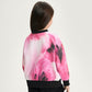 Gulliver Multicolor Sweatshirt with Watercolor Print for Girl Mini-Bubblegum