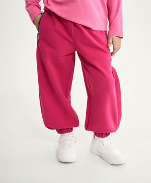 Gulliver Pink Fleece Jogger Pants for Girl Mini-Bubblegum