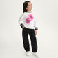 Gulliver Black Convertible Balloon Pants with Detachable Bottom for Girl Mini-Bubblegum