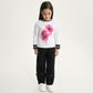 Gulliver Black Convertible Balloon Pants with Detachable Bottom for Girl Mini-Bubblegum
