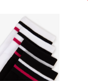 Gulliver Multicolor Knee-High Socks, 2-Pair Set for Girl-Mini- Bubblegum