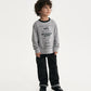 Gulliver Gray Printed Long sleeve T-shirt for Boy Mini- Gullliver FM
