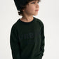 GulliverKhaki Long-Sleeve T-Shirt with 3D Print for Boy Mini- Gullliver FM