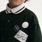 Gulliver Khaki Long-Sleeve Polo Shirt with Patches and Badges for Boy Mini- Gullliver FM