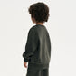 Gulliver Khaki Sweatshirt with Chain and Destroyed Effect for Boy Mini- Gullliver FM