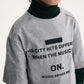 Gulliver Gray Knitted Turtleneck with Double-Layer Sleeves for Boy Mini- Gullliver FM