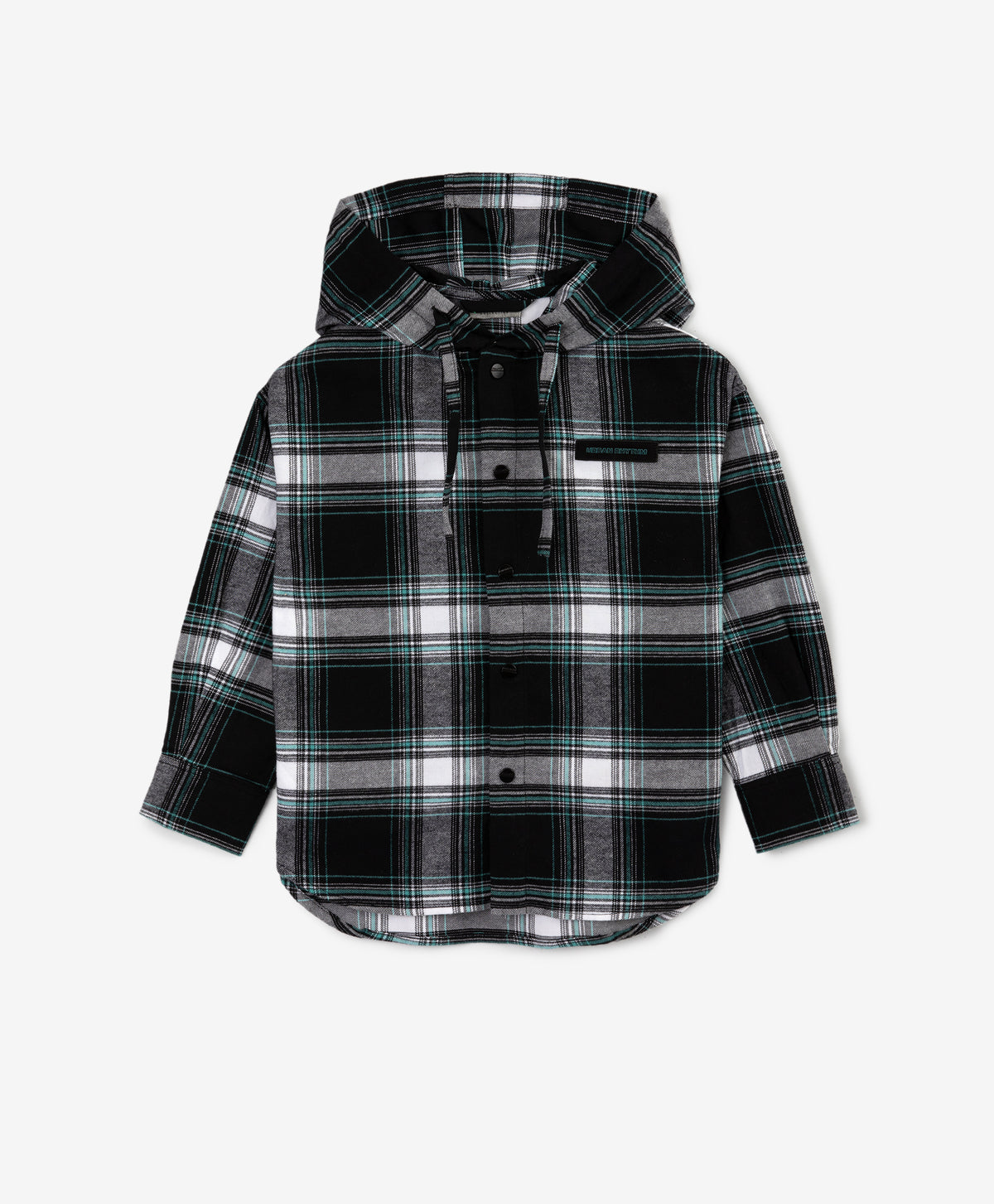 Gulliver Multicolor Plaid Flannel Shirt with Hood for Boy Mini- Gullliver FM