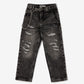 Gulliver Gray Straight-Leg Jeans with Distressed Details for Boy Mini- Gullliver FM