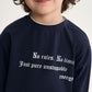 Gulliver Blue Layered-Effect Long-Sleeve T-Shirt with Print for Boy Mini- Monotyping
