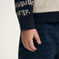 GulliverMilk Long-Sleeve T-Shirt with Layered Effect for Boy Mini- Monotyping