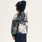 Gulliver Dark Blue Fleece Hoodie with Paisley Print for Boy Mini- Monotyping