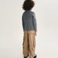 Gulliver Blue Knitted Turtleneck with Washed Effect for Boy Mini- Monotyping
