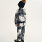 Gulliver Dark Blue Fleece Jogger Pants with Paisley Print for Boy Mini- Monotyping