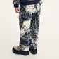 Gulliver Dark Blue Fleece Jogger Pants with Paisley Print for Boy Mini- Monotyping