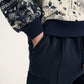 Gulliver Dark Blue Fleece Cargo Jogger Pants for Boy Mini- Monotyping