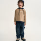 Gulliver Blue Carpenter Jeans with Distressed Details and Tapered Leg for Boy Mini- Monotyping
